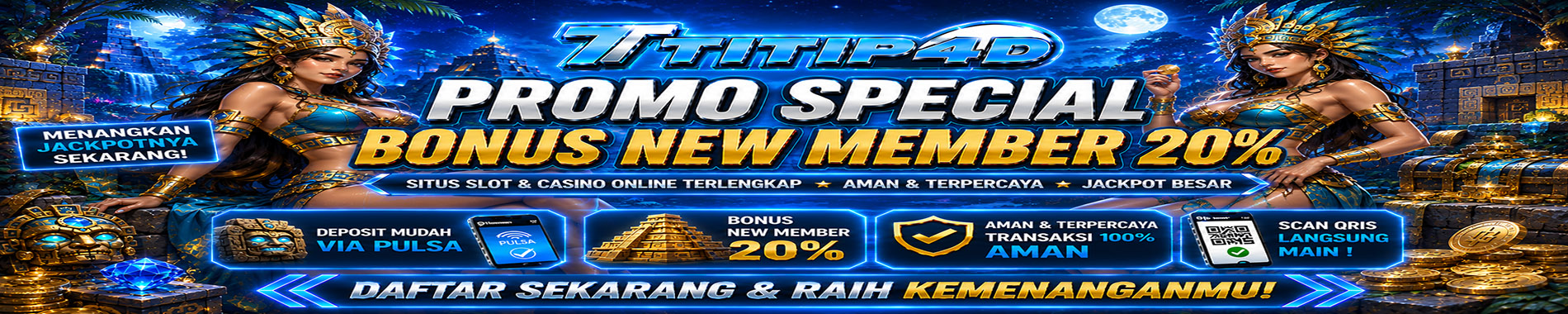 SLIDE BONUS NEW MEMBER TITIP4D